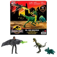 Mattel Jurassic World Ian Malcolm s dinosaurami a doplnkami HLN18