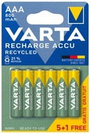 Recycled Accu Recycled 5+1 AAA 800 mAh R2U