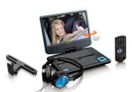 Przenośny Odtwarzacz DVD CD USB 9'' Lenco DVP-910BU Montaż Samochodowy