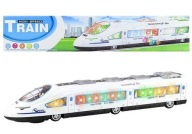 Pociąg na baterie LEAN Toys wielokolorowy z efektami świetlnymi