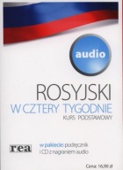 Rosyjski w cztery tygodnie Kurs podstawowy podręcznik,audio CD Inna Łukasik