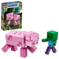 LEGO Minecraft 21157 BigFig Świnka zombie + GRATIS