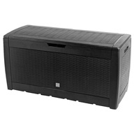 Skrzynia ogrodowa czarna Prosperplast 310 l tworzywo sztuczne