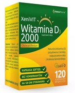 Suplement diety Xenico Pharma Naturalna Witamina D3 2000 kapsułki 120 szt.
