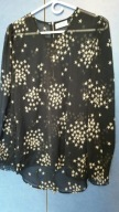 Life Bluzka Tunika Lekka Czarna M/38/40