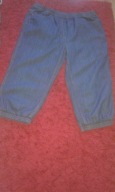Ashild spodnie cienki jeans w pas guma roz 46 -48