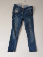 Jeans Hello Kitty 122 SPODNIE HAFT MODNY KOLOR