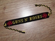 Bransoletka GUNS N' ROSES fan róże rękodzieło!