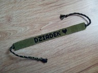 Bransoletka z muliny Dziadek serce rękodzieło