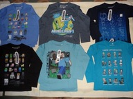 MINECRAFT koszulka długi rękaw 13-14 lat ORYINAŁ