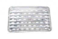 Tacka grillowa aluminium Piknik prostokątny 34 x 22 cm 5SZT