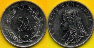 Turcja 50 Kurus 1972 r.