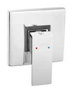 Bateria wannowo-prysznicowa podtynkowa Ferro Zicco srebrny