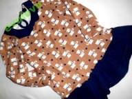 ŚLICZNA DZIANINOWA SUKIENKA KOTKI GEORGE 86/92