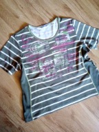 Rabe bluzka t-shirt w paski roz 42 jak nowa