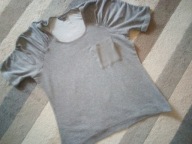 Limited szara bluzka z kieszonką roz 42