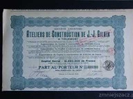 ART DECO ATELIERS DE CONSTRUCTION DE J GILAIN 1924