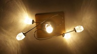 Niemiecka lampa plafon LED 5 x 5W chrom