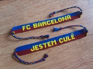 Bransoletki z muliny dla fana Fc Barcelony
