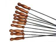 WIDEŁKI KIJE DO OGNISKA GRILLA KIJKI 120CM 10szt