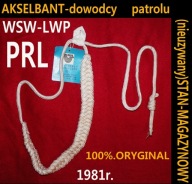 akselbant sznur galowy wojsko polskie WSW LWP PRL+