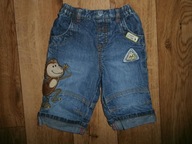 NEXT CZADOWE SPODNIE SPODENKI JEANS MAŁPKA J NOWE
