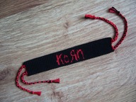 Bransoletka KORN logo fan rękodzieło!