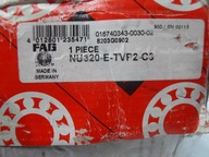 ŁOŻYSKO BARYŁKOWE FAG NU 320E TVP2 C3 WALCOWE NOWE