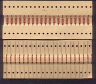 Rezystor 1 kOhm 5% 0,5W MŁT 4 X 10 mm cena za 25 szt