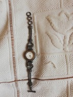 Unikalny indonezyjski zegarek srebrny, 50g