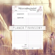 happy planer finansowy budżet do wydruku PDF