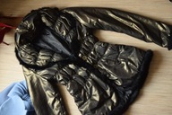 KURTKA CIENKA OBSZYCIA LIS ZŁOTO- CZARNA _36