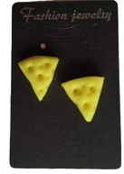 KOLCZYKI Z MODELINY SZTYFTY CHEESE SERKI SEREK