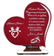 STATUETKA PODZIĘKOWANIA DLA RODZICÓW SWAROVSKI