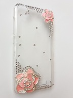 etui 3D xiaomi redmi 4A róże cyrkonie