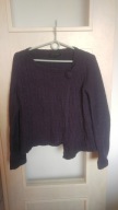 LAURA ASHLEY Sweter narzutka melanż 34