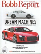 ROBB REPORT-Dream Machines 8/2016 USA