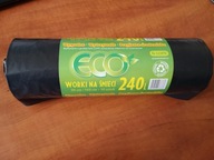 Worki na śmieci uniwersalne Eco 240l 10 szt.