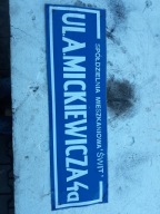 tablica informacyjna metal