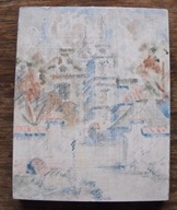 Warszawa - Kościół Kamedułów - na desce