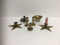 Swieczniki, Lichtarzyki mosiezne 7sztuk