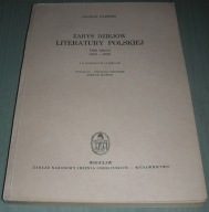 Zarys dziejów literatury polskiej Tom II Kleiner
