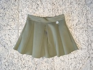 MAŁA MI spódniczka z pianki khaki rozkloszowana