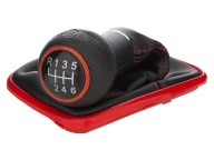 GAŁKA DŹWIGNIA ZMIANY BIEGÓW MIESZEK +RAMKA RED 6B do VW Golf IV Bora