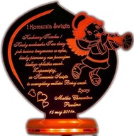 I KOMUNIA ŚWIĘTA PODŚWIETLANA PAMIĄTKA 4KOLORY LED