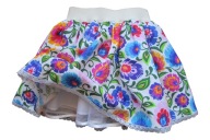 Spódnica dziewczęca łowicka tiul podszewka rozmiar