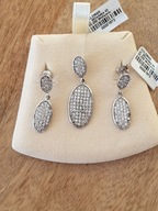 kKolczyki + zawieszka *srebro cyrkoniami * NOWE