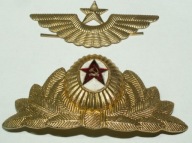 Czapka pilota lotnicza armia radziecka emblemat