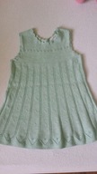 Next sukienka dzianinowa miętowa rozm. 80