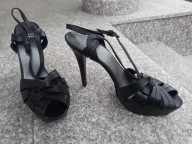 STUART WEITZMAN nr 40 hiszpańskie platformy skóra